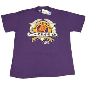 Phoenix Suns T Shirt Size Xl Nba Single Stitch Basketball  Purple Usa